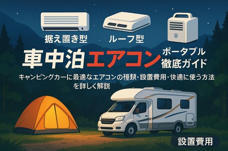 キャンピングカーで車中泊エアコンを選ぶ徹底ガイド｜種類比較・設置費用・快適な使い方