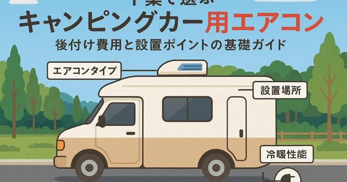 千葉県でキャンピングカーのエアコンを選ぶ基礎知識とその後付け費用 