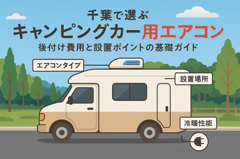 千葉県でキャンピングカーのエアコンを選ぶ基礎知識とその後付け費用・設置ポイント徹底解説