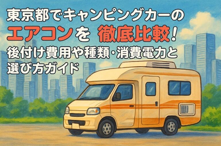 東京でキャンピングカーのエアコンを徹底比較！後付け費用や種類・消費電力と選び方ガイド