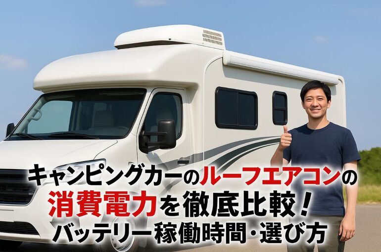 キャンピングカーのルーフエアコンの消費電力を徹底比較とバッテリー稼働時間・選び方ガイド
