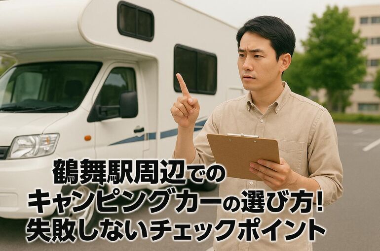 鶴舞駅周辺でのキャンピングカーの選び方と名失敗しないチェックポイント