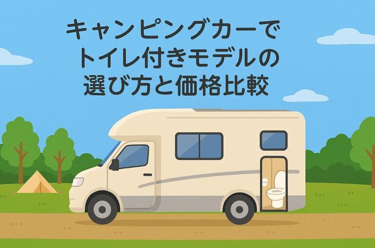 キャンピングカーでトイレ付きモデルの選び方と価格比較｜新車・中古・レンタルの特徴と快適装備を徹底解説