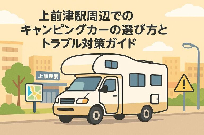 上前津駅周辺でのキャンピングカーの選び方とトラブル対策ガイド