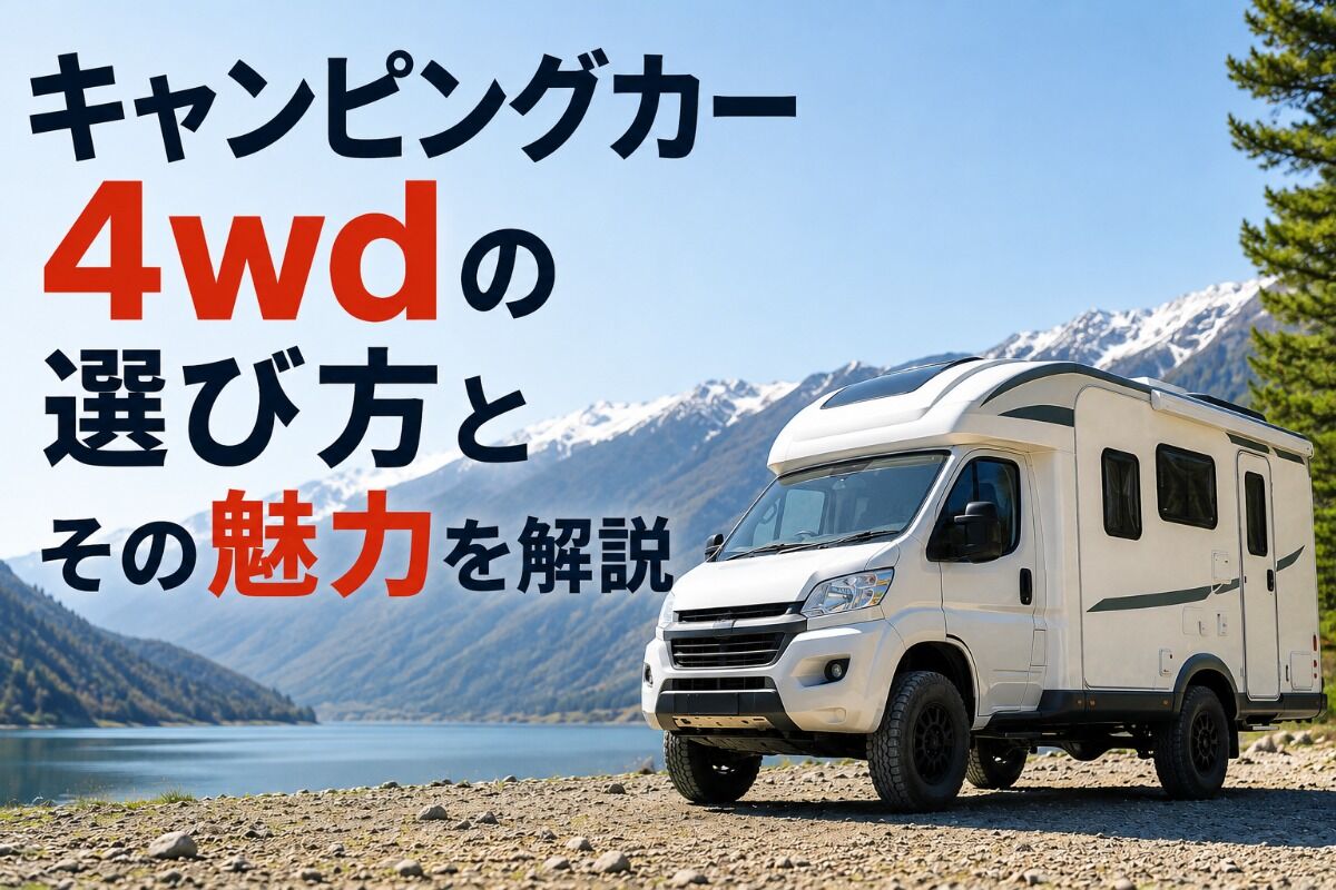 キャンピングカー4wdの選び方とその魅力を解説